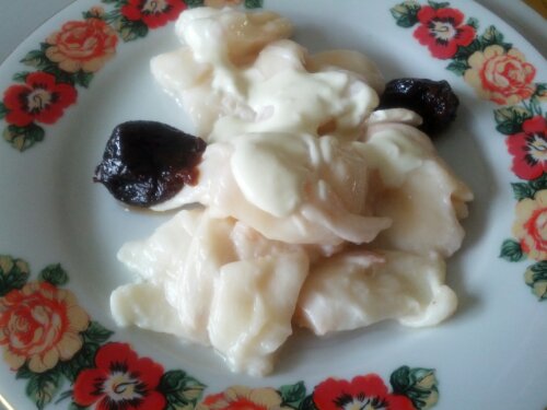 Guanábana ready to be served