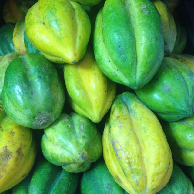 papayuela - papaya's cousin that should be consumed cooked